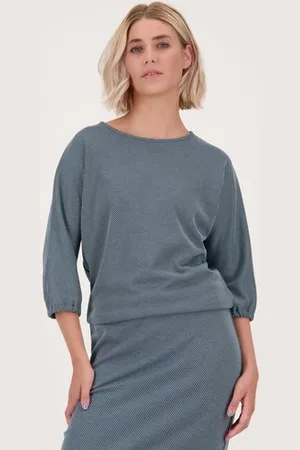 Libelle Gestreept T-shirt met 3/4 mouwen