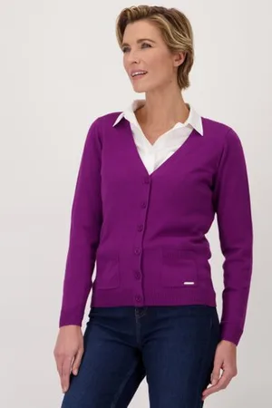 Claude Arielle Paarse cardigan