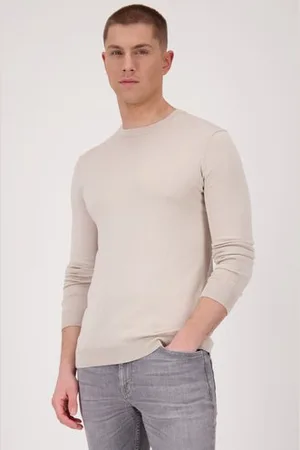 Only & Sons Beige fijn gebreide trui