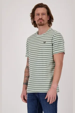 BLUE FIELDS Gestreept T-shirt met ronde hals