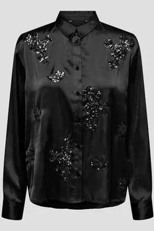 JDY Zwarte blouse met pailleten