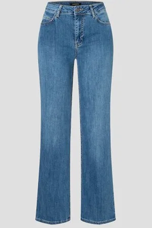 More & More Wijde blauwe jeans