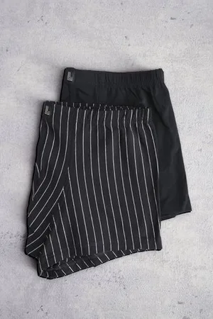 Liberty Island Zwarte boxer - Trunk pants - Set van 2
