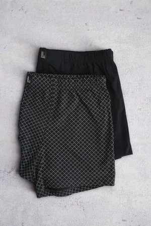 Liberty Island Zwarte boxer - Trunk pants - Set van 2