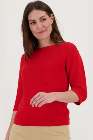 Claude Arielle Rood glitterend truitje