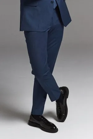 Dansaert Black Donkerblauwe kostuumbroek - Günther - Slim fit