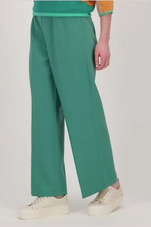 Libelle Groene wijde broek - 7/8 lengte