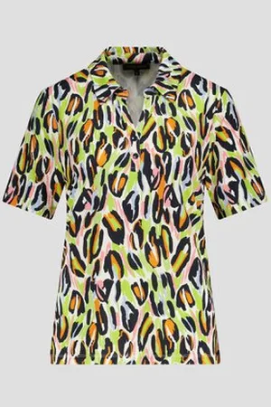 Claude Arielle Polo met kleurrijke print