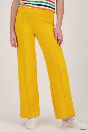 Liberty Island Gele broek met stretch