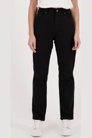 Anna Montana Zwarte jeans met elastische taille - comfort fit