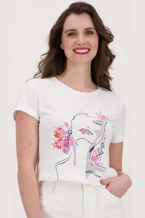 More & More T-shirt met print