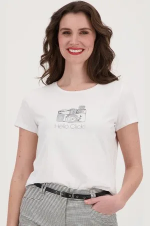 More & More T-shirt met opdruk