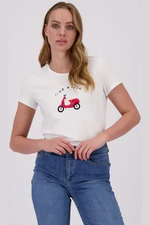 More & More T-shirt met opdruk