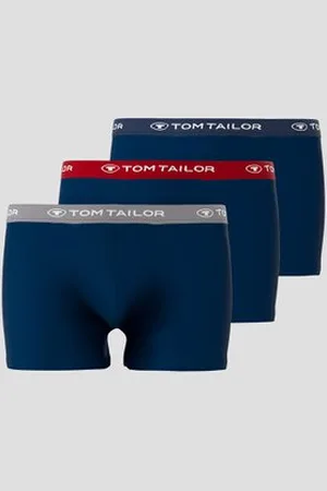TOM TAILOR Blauwe boxers - Trunk pants - Set van 3