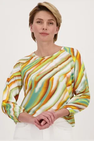 Claude Arielle Blouse met kleurrijke print
