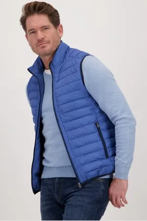Dansaert Blue Blauwe licht gewatteerde bodywarmer