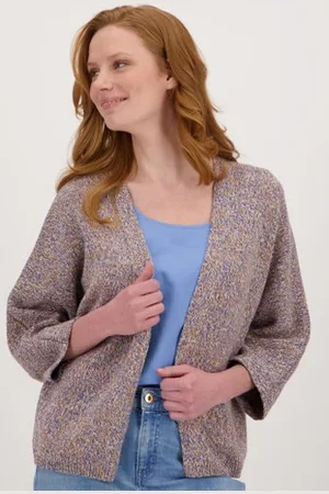 Libelle Oranje- gemêleerde cardigan