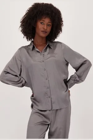 JDY Zilverkleurige blouse