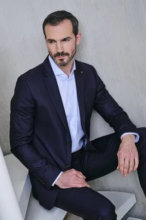 Dansaert Black Donkerblauwe kostuumvest - Slim fit