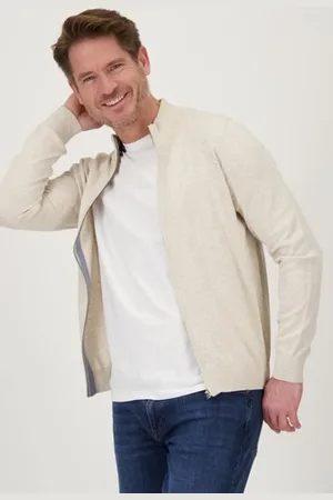 Dansaert Blue Bruine cardigan met rits
