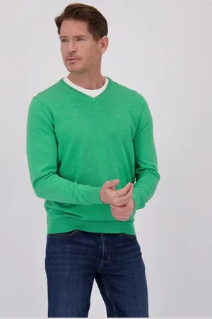 Dansaert Blue Groene trui met V-hals