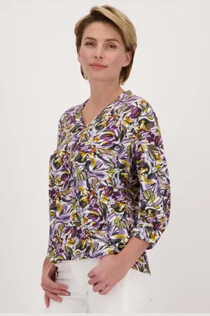 Signature T-shirt met bloemenprint