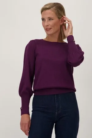 D Auvry Bordeaux glitterend truitje