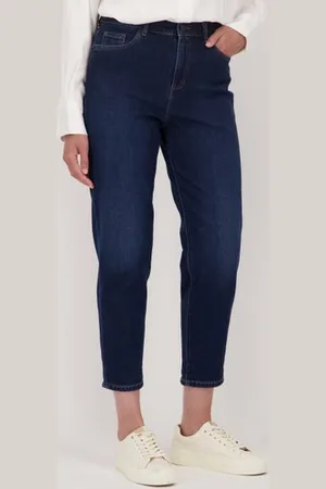 Liberty Island Donkerblauwe jeans - Marley - Mom fit
