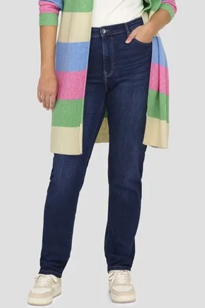 ONLY Donkerblauwe jeans - Slim fit