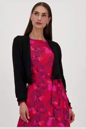 More & More Korte zwarte cardigan