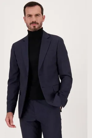 Dansaert Black Donkerblauwe kostuumvest - Scott - Slim fit