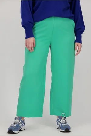 ONLY Groene wijde broek