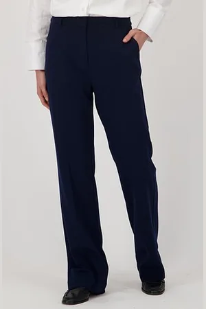 Liberty Island Wijde geklede broek - Donkerblauw