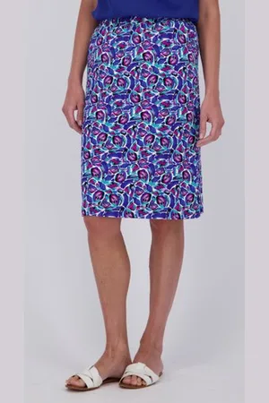 Claude Arielle Paarse rok met print