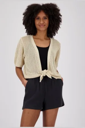 JDY Gehaakte cardigan met korte mouwen