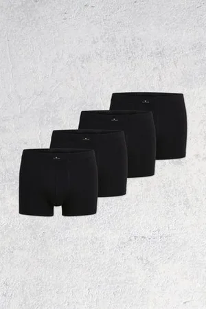 TOM TAILOR Zwarte boxershorts - Set van 4