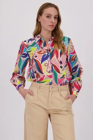 More & More Blouse met kleurrijke print