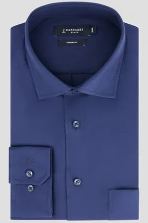 Dansaert Black Donkerblauw hemd - Comfort fit
