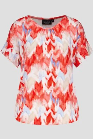 Signature T-shirt met rode print