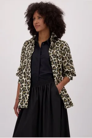JDY Hemdsblouse met luipaardprint