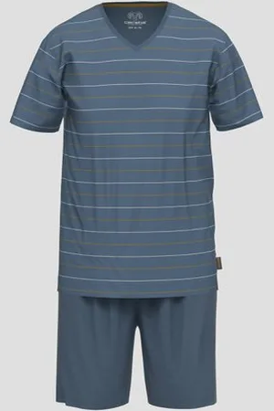 Liberty Island Blauwe pyjamaset met T-shirt en short