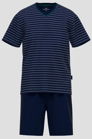 Liberty Island Blauwe pyjamaset met T-shirt en short