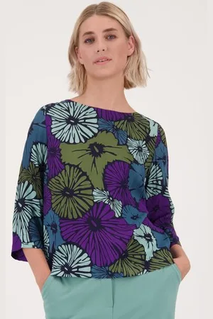 Libelle Blouse met bloemenprint