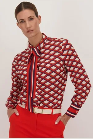 D Auvry Blouse met geometrische print