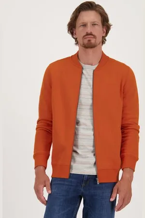 Ravøtt Gevoerde cardigan met rits