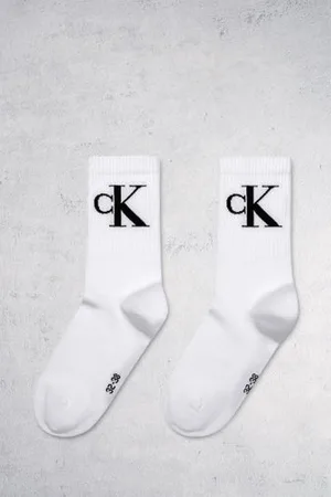 Calvin Klein 2 paar witte sokken - maat 35-38