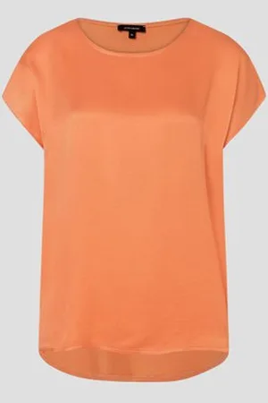 More & More T-shirt met blousende voorzijde