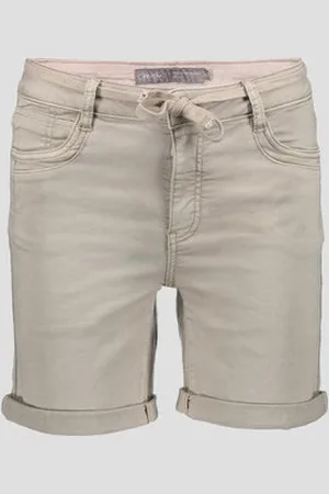 Geisha Beige short met striklint