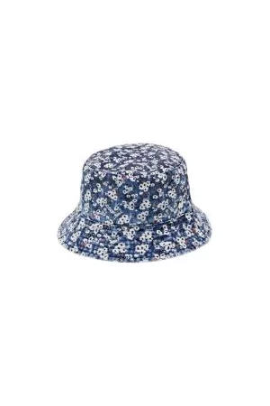 ESPRIT Dames Buckethat - EPRIT Bucket hat met print all-over