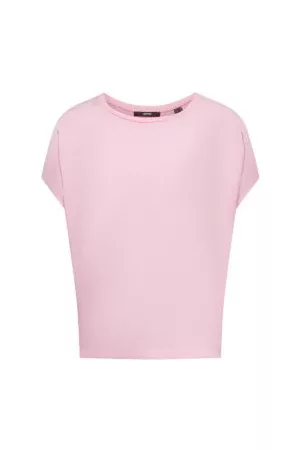 ESPRIT Tanktop van een materiaalmix
